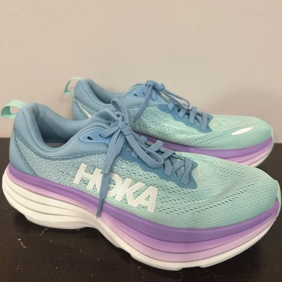 HOKA Women's Blue and Purple Running Shoes - Picture 1 of 9